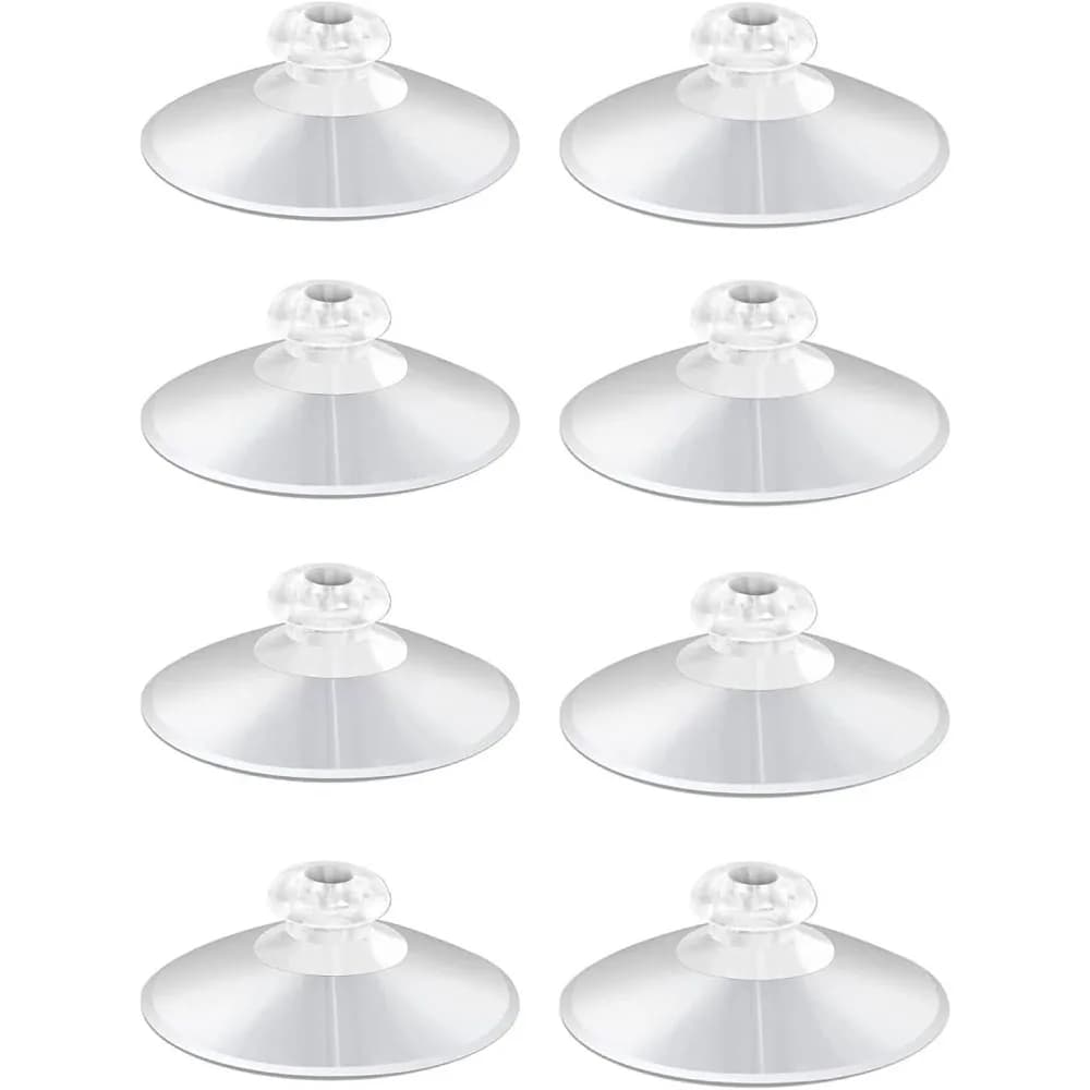 Connettori per caddy doccia, ventose per bagno, ventosa trasparente grande resistente in plastica pvc da 2 pollici senza ganci, sostituzione