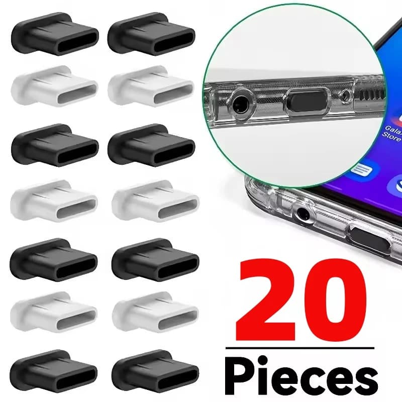 Silicone dust caps Type C Charging door Cover cap for Iphone 16 15 Pro Max 16 15 Plus Dust plug Samsung