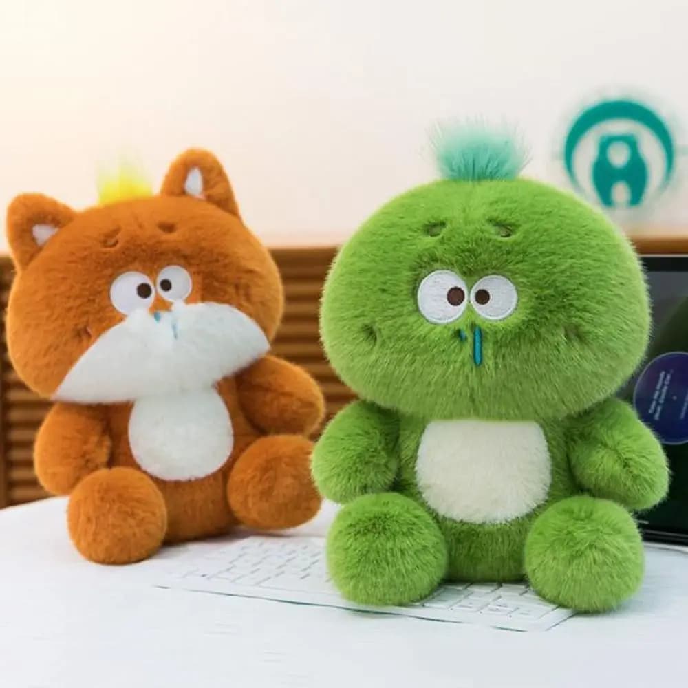 Collezione di giocattoli di peluche Panda soffice Bambola di peluche tartaruga morbida Simpatico placare gatto Mimi bambola di peluche Festival Decorazioni per feste