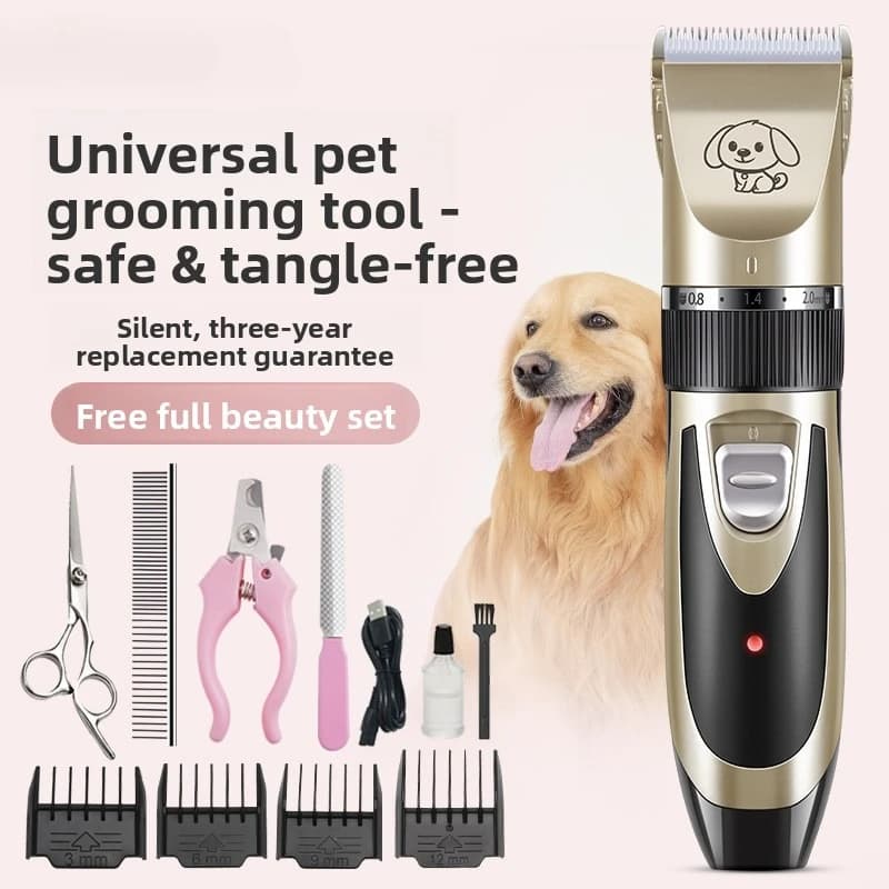 Tosatrice Elettrica Professionale per Animali Domestici ad Alta Potenza con Testina in Ceramica Regolabile e Lunga Durata - Strumento per la Toelettatura di Cani e Gatti