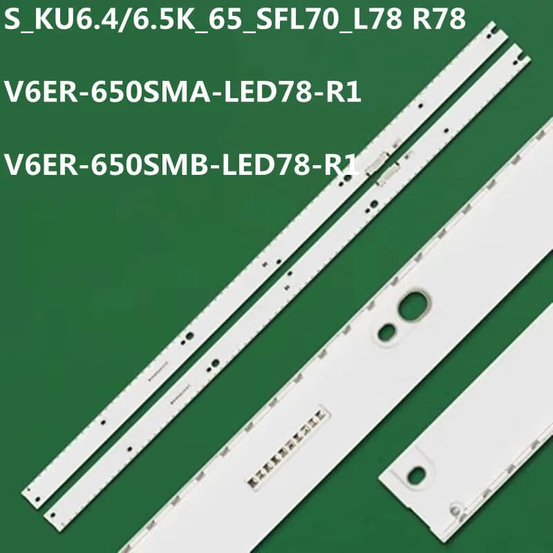 New LED Backlight Strip 78lamps For UE65MU6445 UE65MU6670 UE65KU6680 UE65KU6659 UE65KU6670 BN96-40173A BN96-40174A LH65QBHPLGC