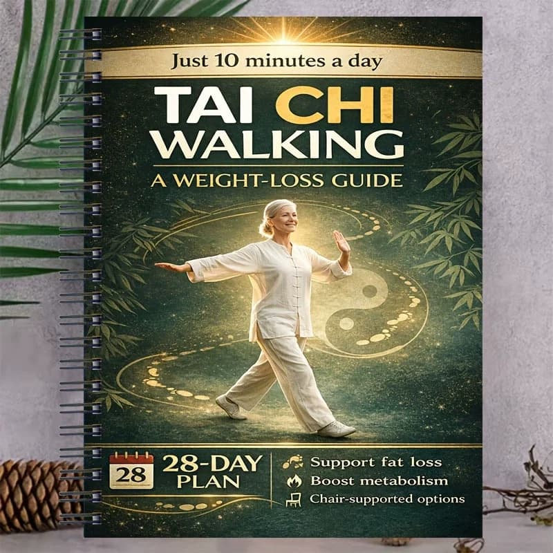 Challenge of transformation in 28 days: Tai Chi only for elderly, 10 minutes a day, Tai Chi Walking Easy, 4 week program with book