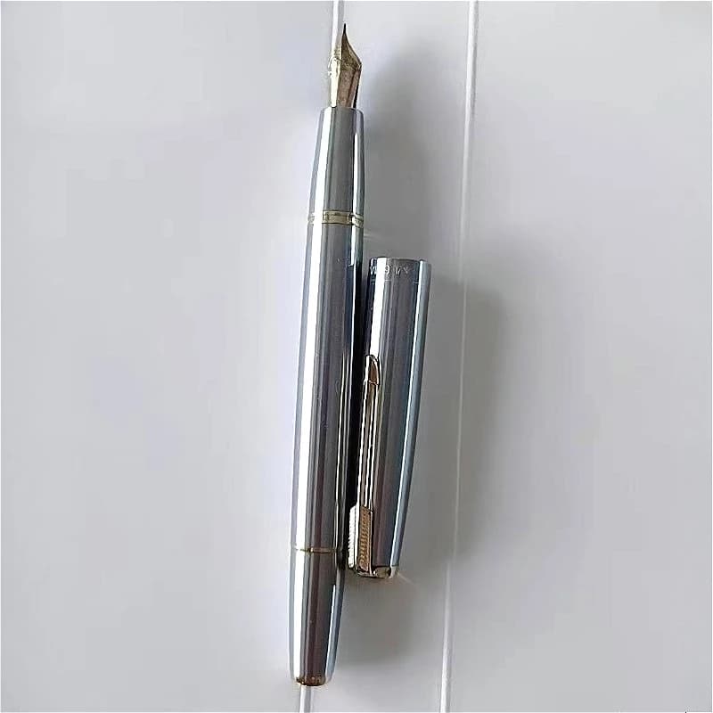 New Discount WINGSUNG All-steel Professional Calligraphy Pen Set 14K Gold Nib EF 0.5F 0.7M Tip School Supplies Portable Ink Pen
