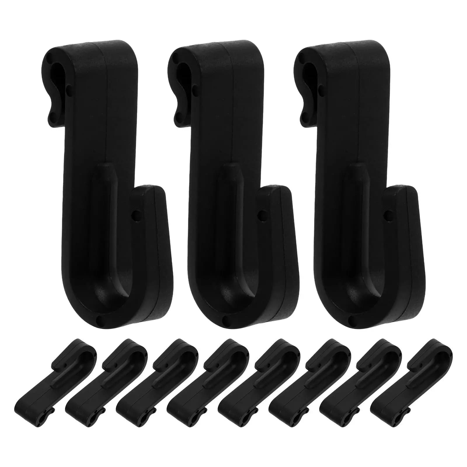 20Pcs Z-Shaped Plastic Mesh Hooks Over The Door Hooks for Kitchen Bathroom Organization Towel Hanger Clothes Storage Hook