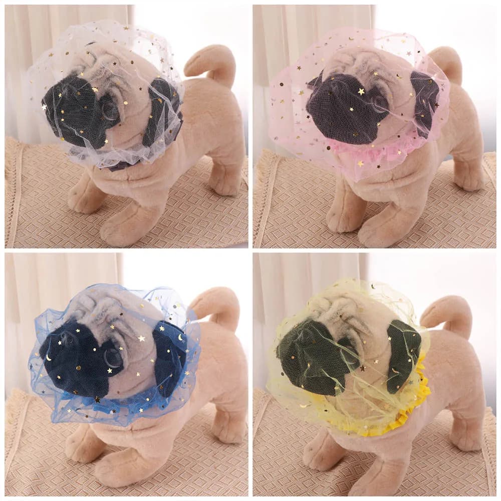 Face Cover Dog Anti-Eating Headgear Anti-accidental Elastic Dog Muzzle Pet Protective Mask Prevent Ingestion