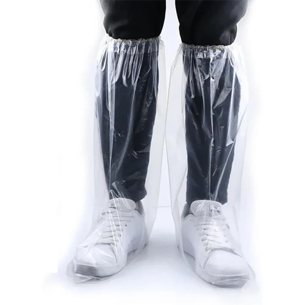 Disposable PE raincoat covers, thick non-slip rain caps Plastic wear-resistant covers for men and women