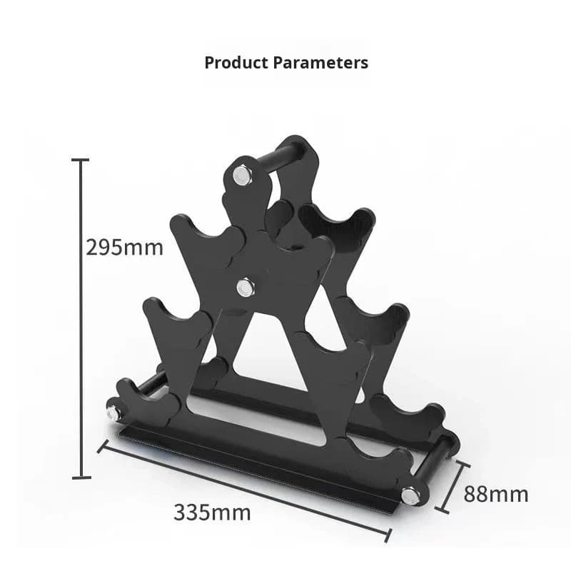 Support for Stainless Steel Manubri, Multifunctional Stand for Home Fitness