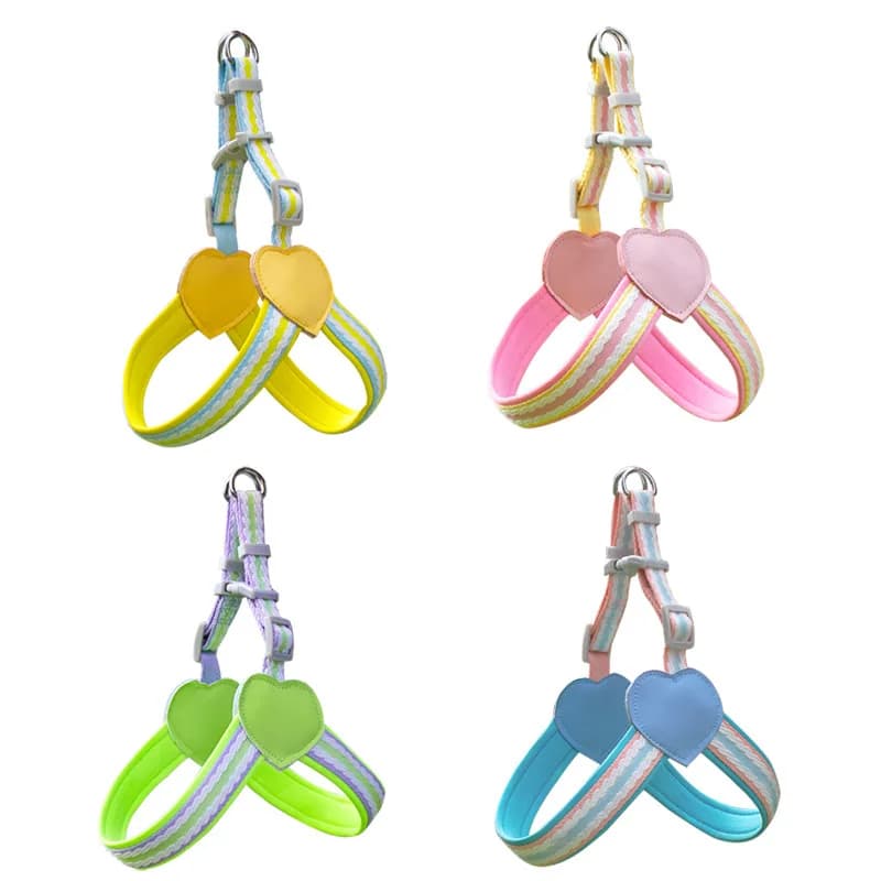 Dog Leash Vest Type Walking Rope Adjustable Chest Harness for Small Medium Large Dog Teddy Pet Supplies Dog Collar Dog Harness