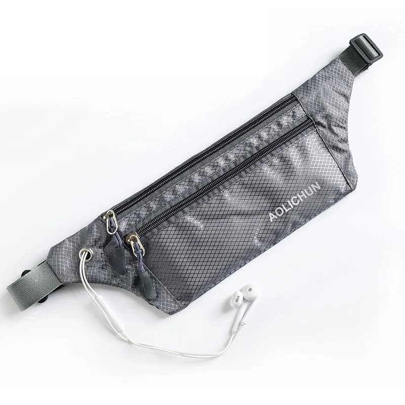 Invisible Ultra-Thin Outdoor Running Waist Bag Unisex Travel Portable Hiking Phone Bag Lightweight Comfortable Sports Belt