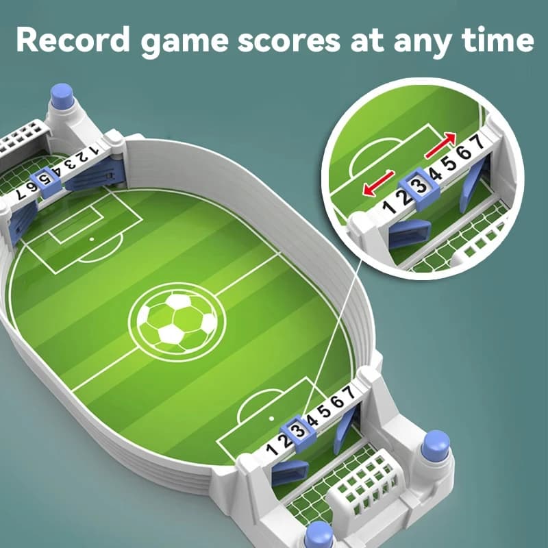 Gioco da tavolo da calcio balilla per feste in famiglia Giochi da calcio da tavolo Giocattoli sportivi Giocattoli interattivi portatili per interni per regalo per bambini
