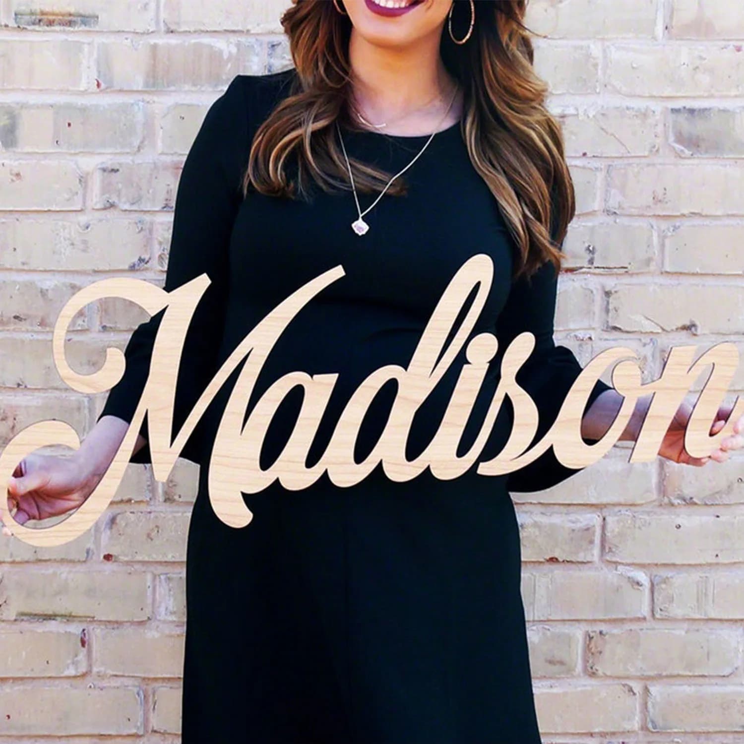 1pc Customized wooden name sign, Custom name, multi color Customized home gifts, holiday decorations