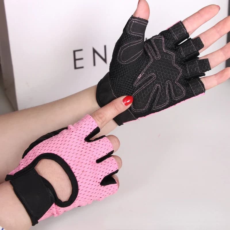 Women's Weightlift Gloves Men's Fitness Gym Gloves Half fingers Breathable Anti-slip Gel Pad Gloves for bodybuilding workout Manubri