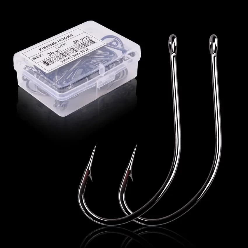 50/10 pcs Carbon Tenor Box Maruseigo Love Fishing Fish Jig Hook Japan Carp Hook Fishing Circle Hook Fishing Equipment in Moscow