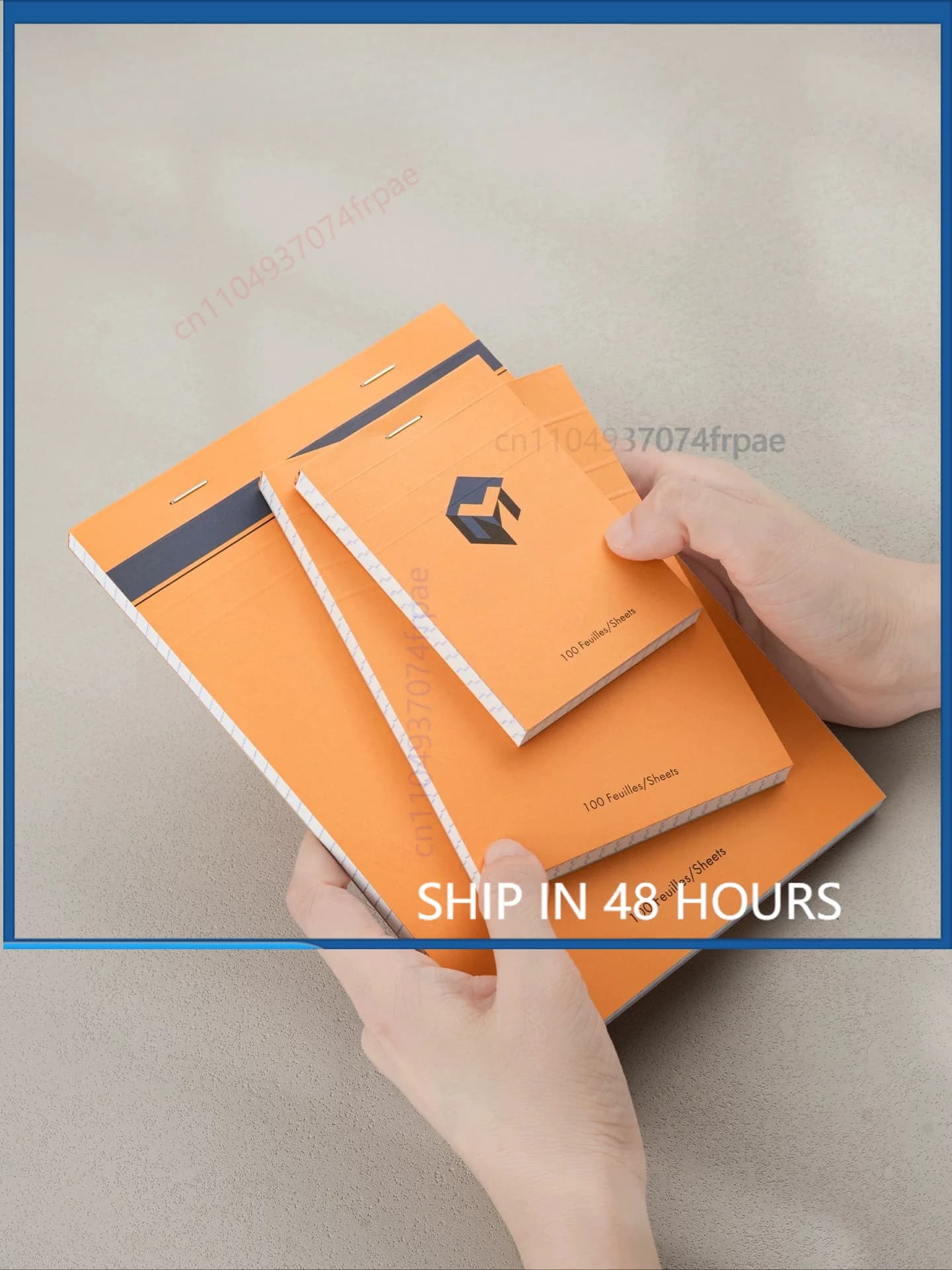 For Clairefontaine Master Notebook Top Staple Binding 5mm Grid Layout Premium Writing Paper School Office Planner Stationery