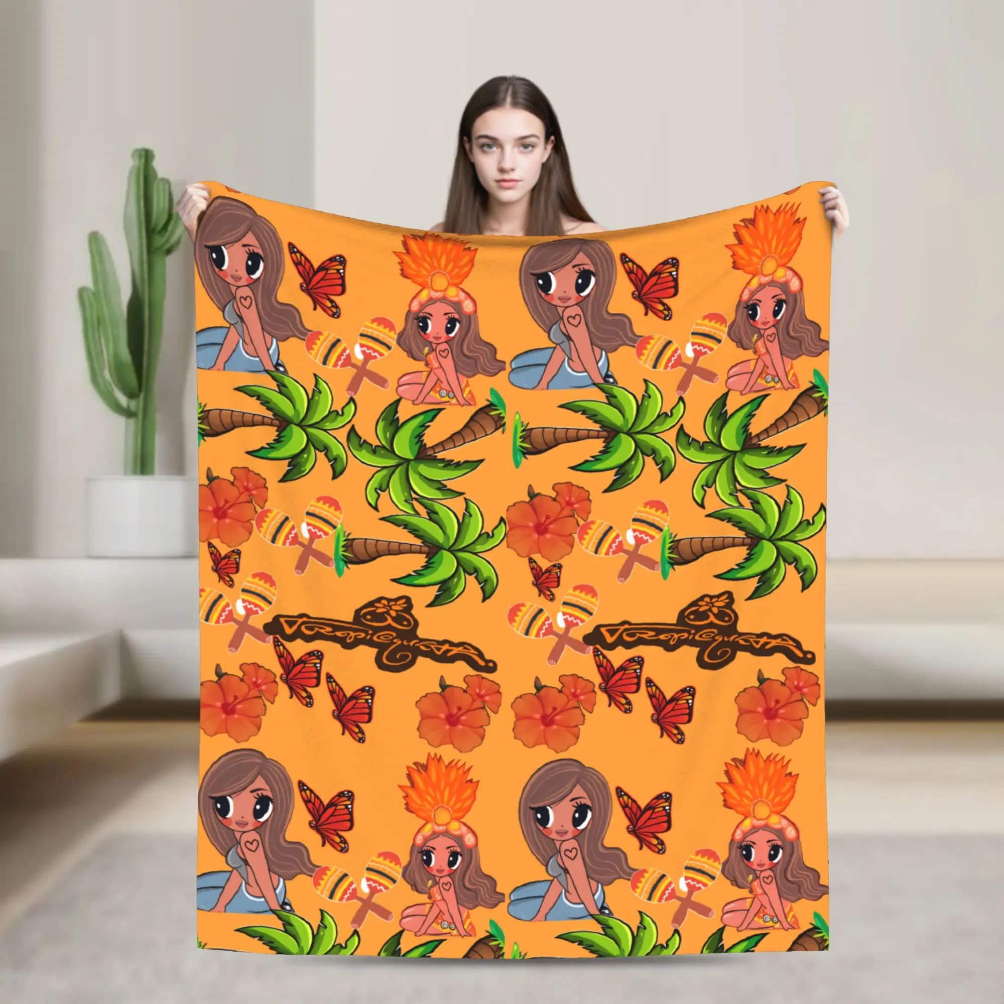 Karol G Latina Foreva Album 2025 Blankets Picnic Flannel Bedding Throws For Outdoor Soft Design Quality Bedspread Gift Idea