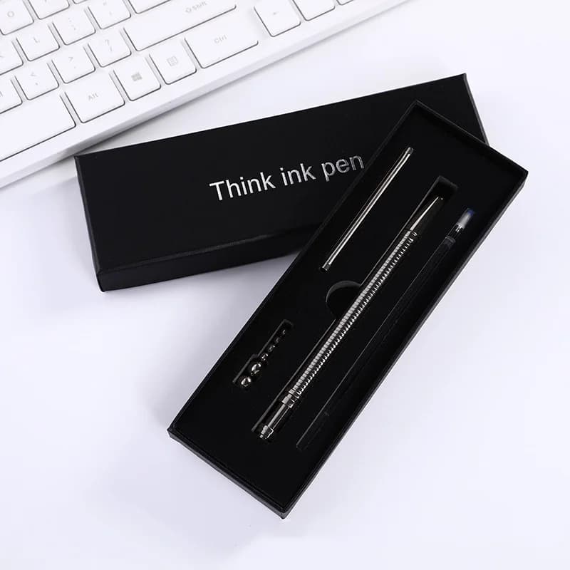 Giocattoli per ufficio piegatura Fidget Pen penna magnetica in metallo antistress Finger Spiner Toy Fidget Hand Pen per autismo e ADHD