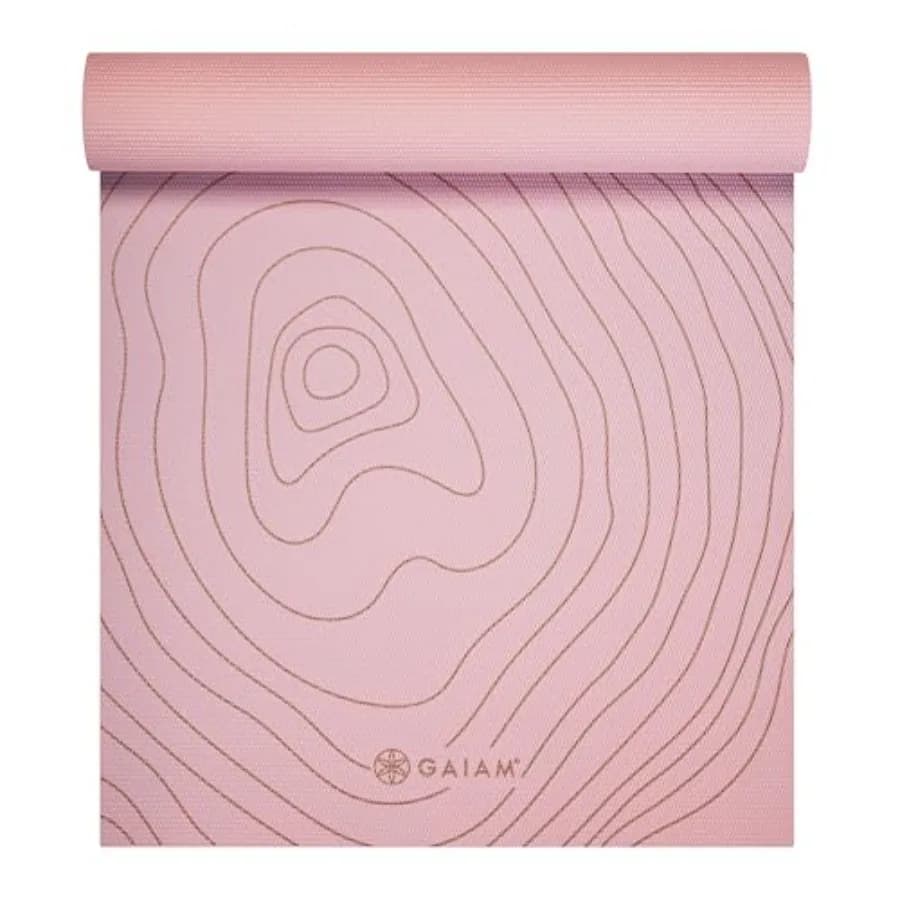 Tappetino Yoga - Premium 6mm Stampato Extra Spesso Antiscivolo per Esercizi e Fitness, Adatto a Tutti i Tipi di Yoga, Pilates e Allenamenti a Terra 68