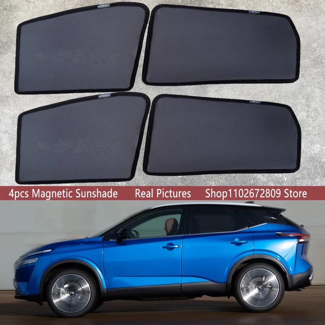 Parasole Magnetico per Auto, Tendina Parasole per Parabrezza Anteriore per Nissan Qashqai J12 2022 2023 2024 2025 2026 Accessori