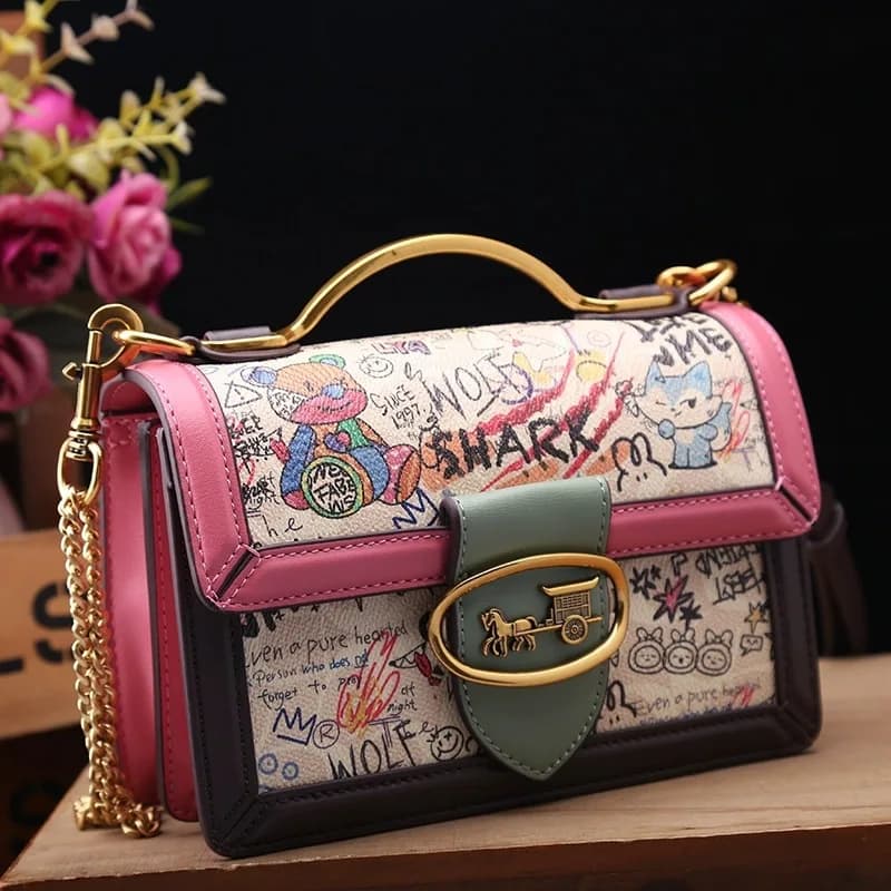 Borsa fasciatoio di design moderna e lussuosa per donna, borsa a tracolla in pelle alla moda, grande capacità, elegante e unica.