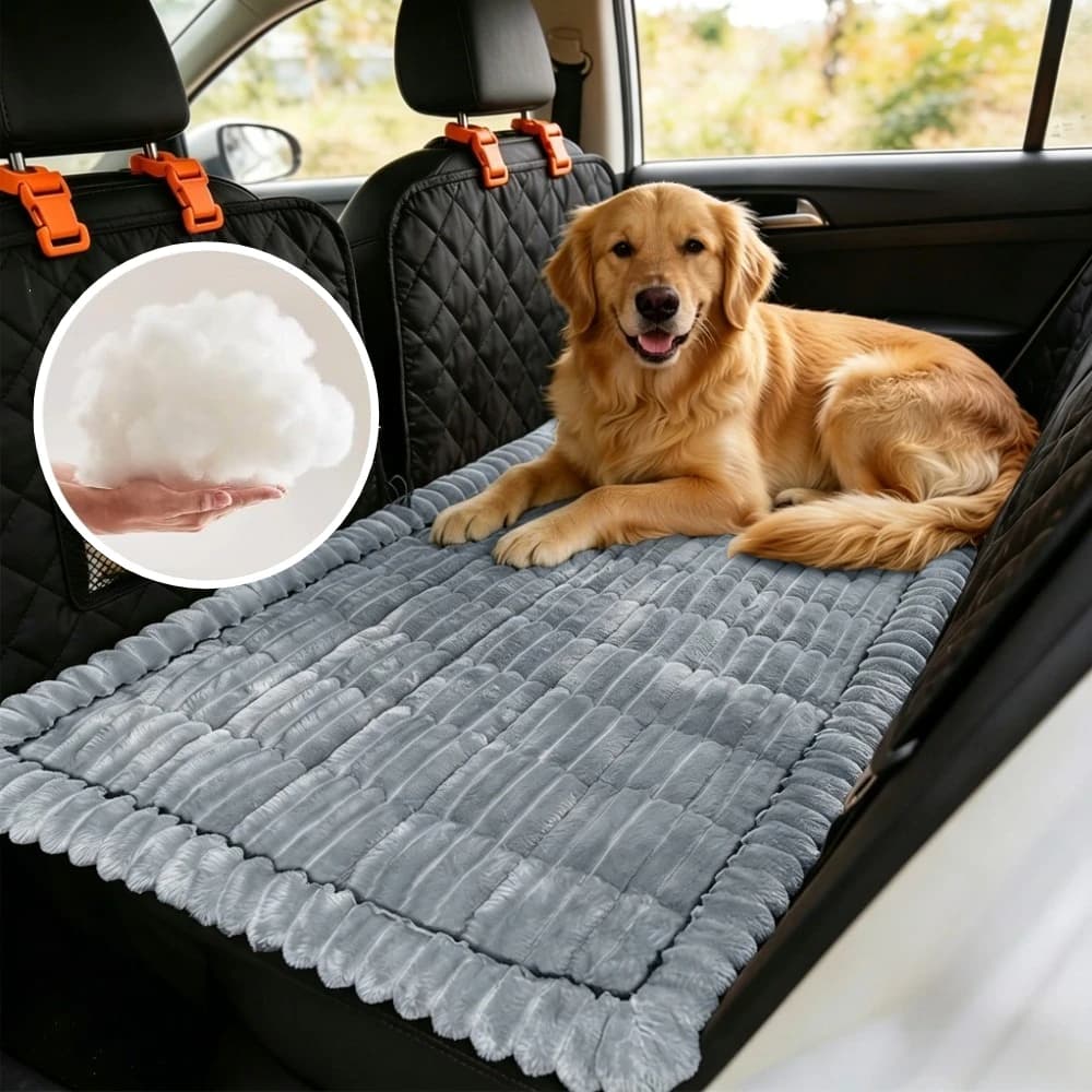 Tappetino per Animali Domestici per Sedile Posteriore, Coprisedile Deluxe per Cani, Antiscivolo, per Auto, Camion e SUV