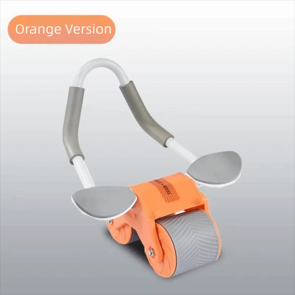 Upgraded Automatic Rebound Ab Roller Wheel Knee Mat Silent Core Trainer Elbow Support 2-Wheel Abdominal Wheel Fat Burning