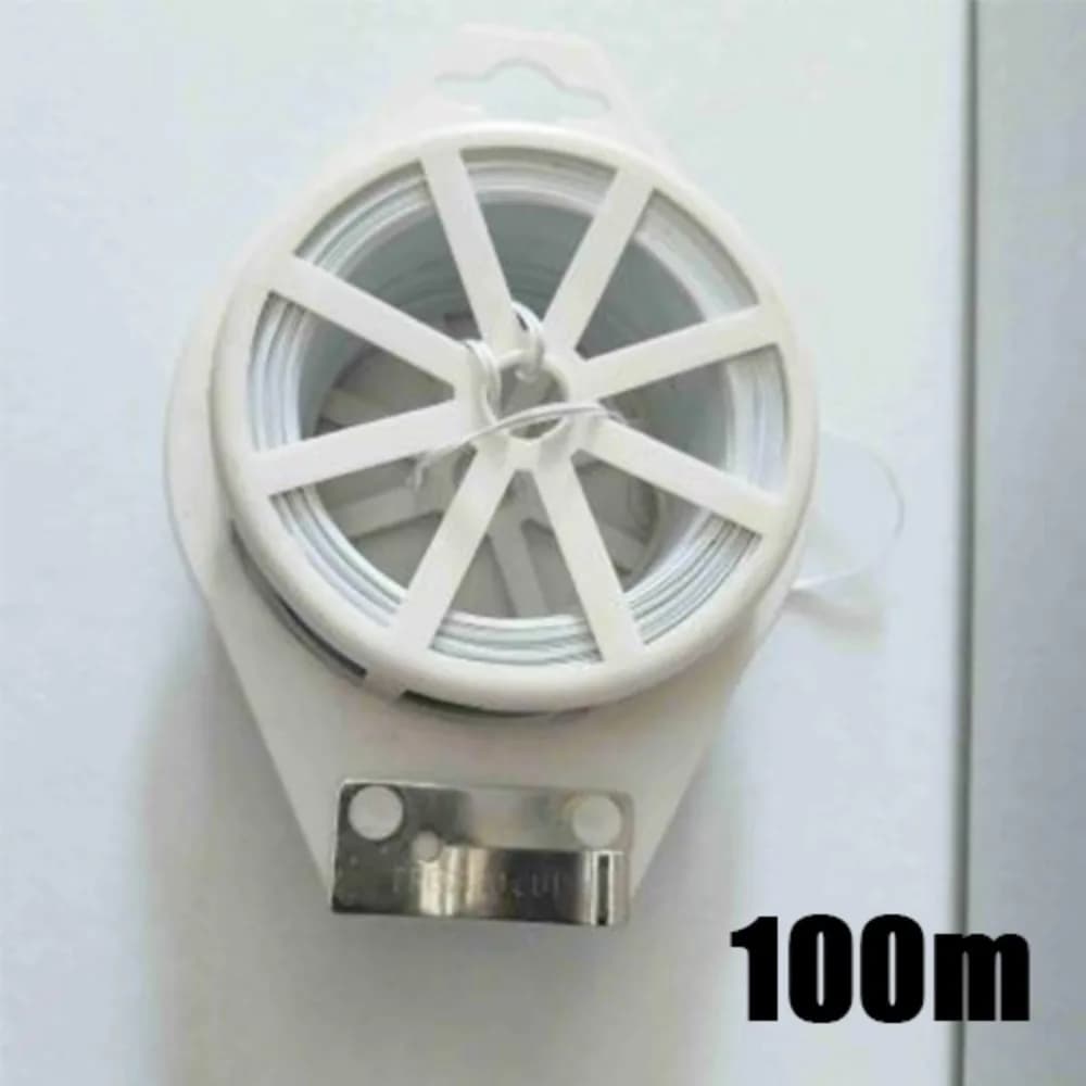 Fascette per Piante da Giardino 20/50/100m, Legature per Fiori, Supporto per Piante, Cinghie in Filo di Ferro per Piante Rampicanti