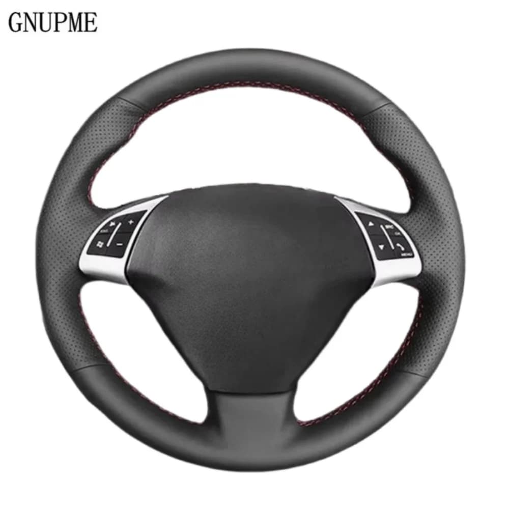 Coprivolante in Pelle Microfibra Traforata Cucito a Mano per Fiat Bravo Doblo Grande Punto Linea Qubo Opel Combo