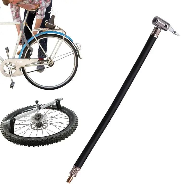 Auto moto pneumatico gonfiatore aria tubo pompa gonfiabile tubo di prolunga adattatore Twist pneumatico collegamento aria bloccaggio mandrino aria bici
