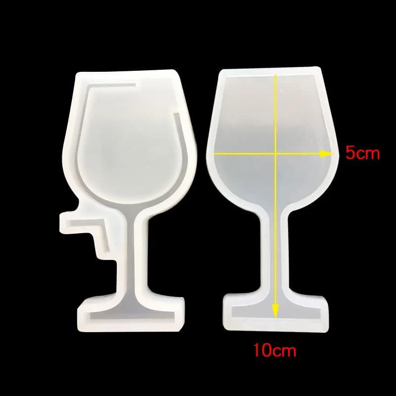 Stampo in silicone a forma di clessidra in vetro per reagenti di profumi Quicksand, strumento fai da te per la creazione di gioielli, stampi in resina epossidica UV, resina per fiori secchi