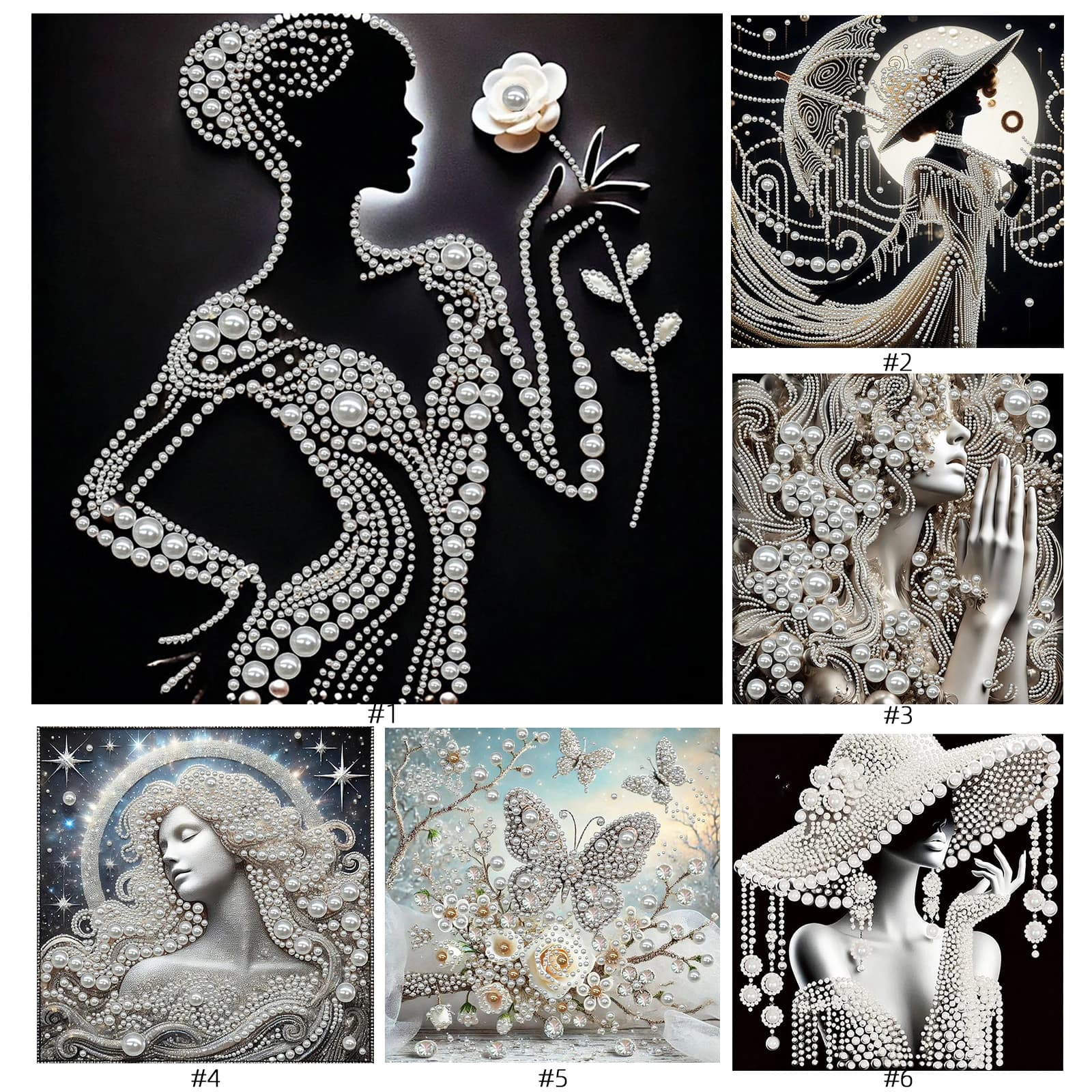 Signore fai da te perla diamante punti dipinti immagine artigianale 30x30 cm pittura diamante artistico per adulti/incenditori regalo decorazioni per la casa