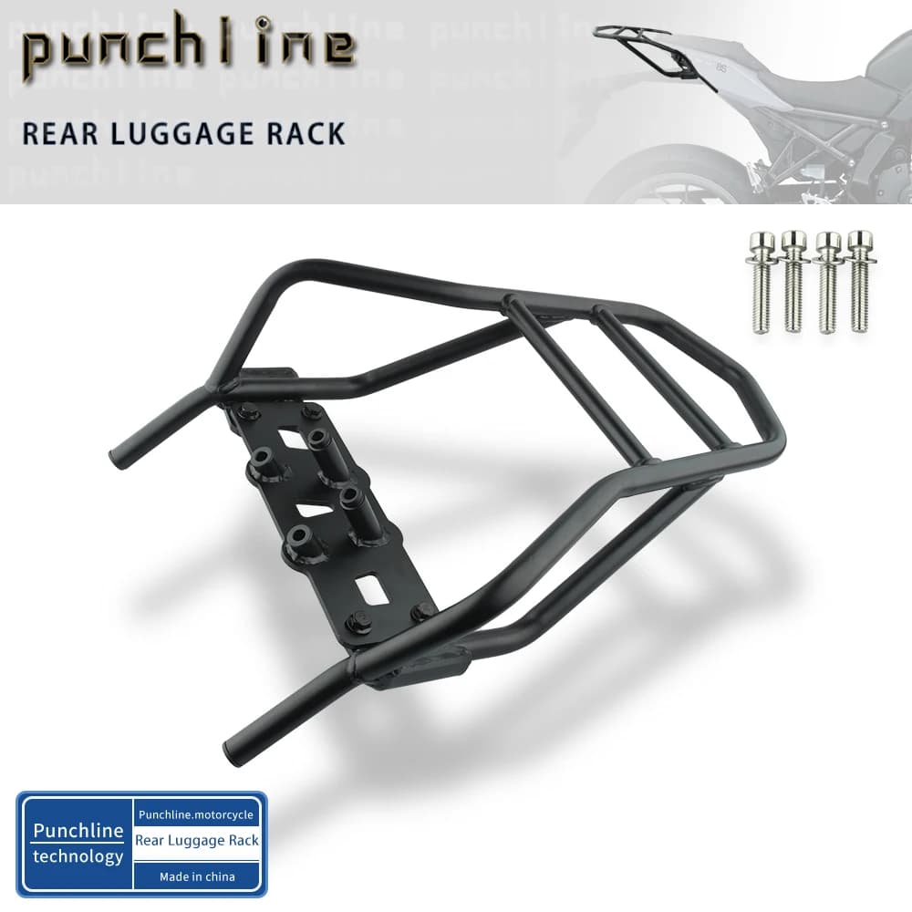 Portapacchi Posteriore per GSX-8S GSX 8 S 2023-2026 e GSX-8R 2024-2026, Supporto per Bauletto e Valigie