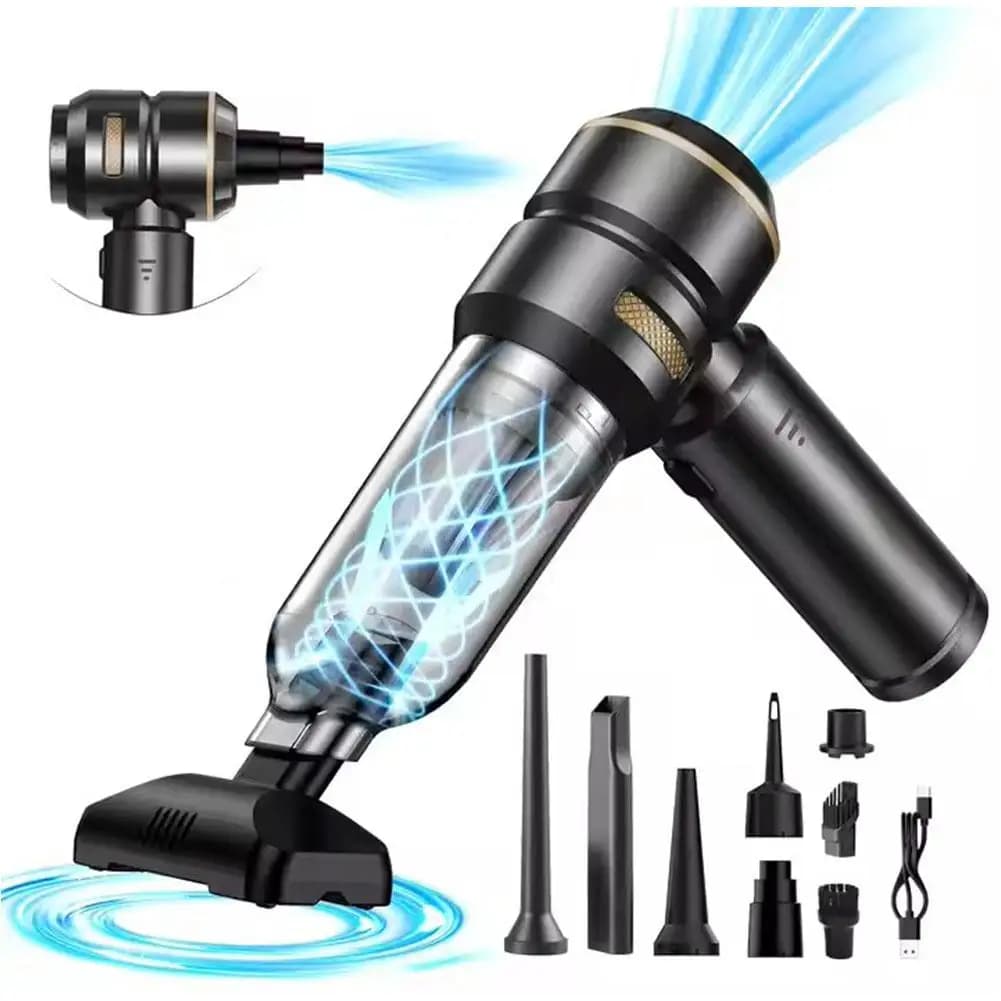 Aspirapolvere per auto portatile ad alta potenza Spolverino per motore brushless wireless per apparecchi per la pulizia di auto e della casa