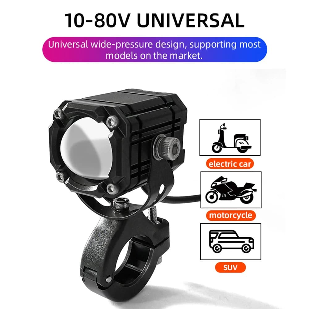 Moto Faro Universale Fendinebbia Led Ausiliario Lampada di Guida Per BMW R 1200GS R1250GS ADV F800GS K1600 Honda CRF1000L
