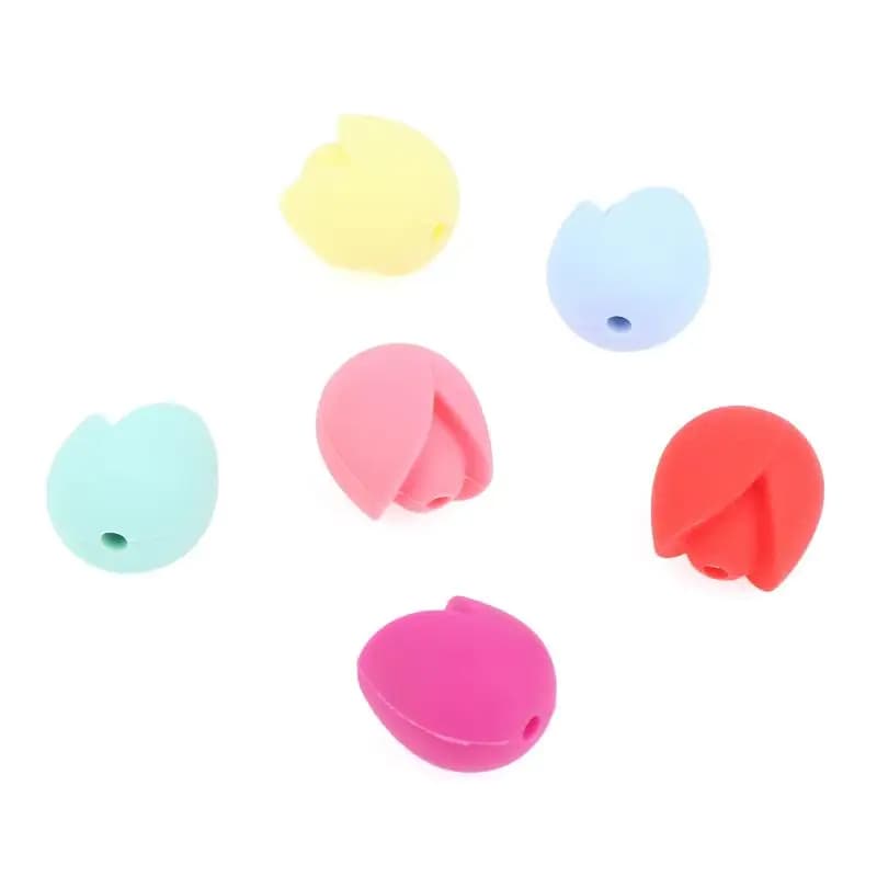 6Pcs Tulip Knitting Needle Savers Silicone Protectors Stoppers End Caps Knitting Accessories Gifts For Knitters