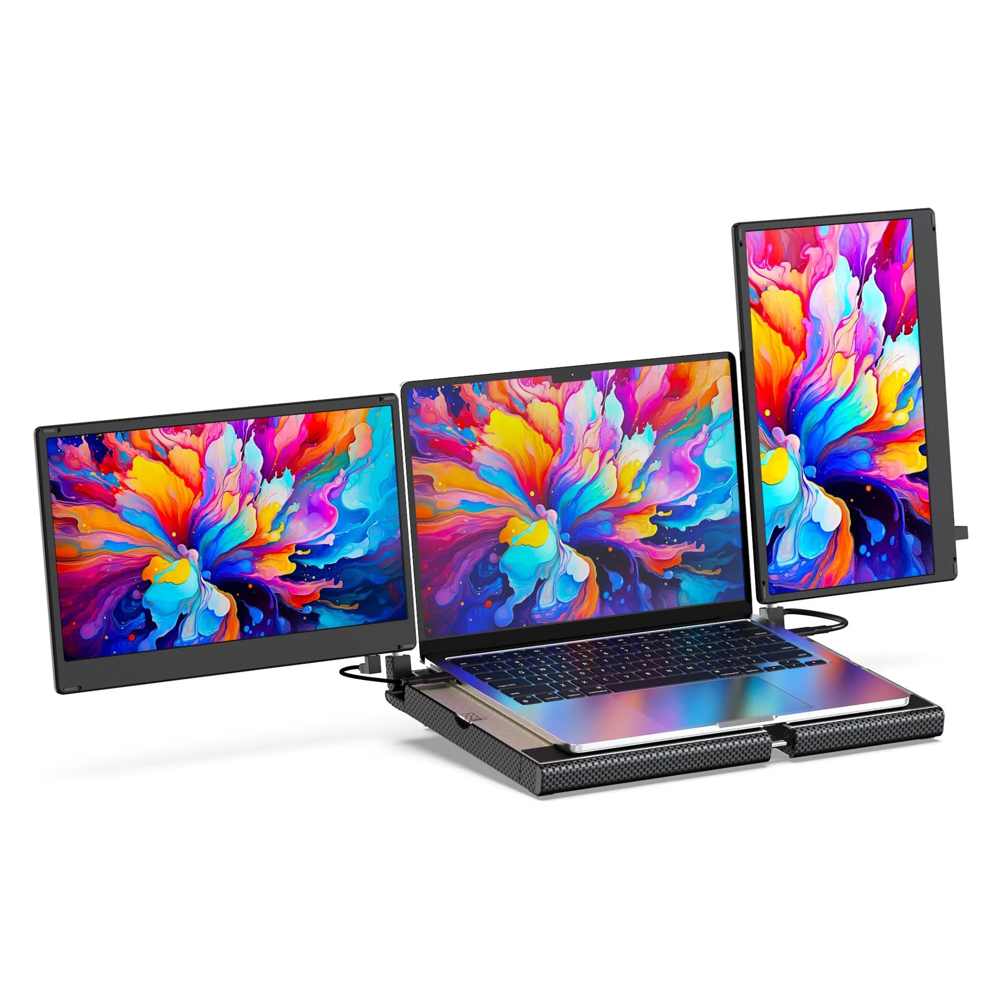 Per Mac/Wins/Chrome 14" LCD Plug Play IPS Facile da piegare Display multiplo USB C Prolunga schermo per laptop