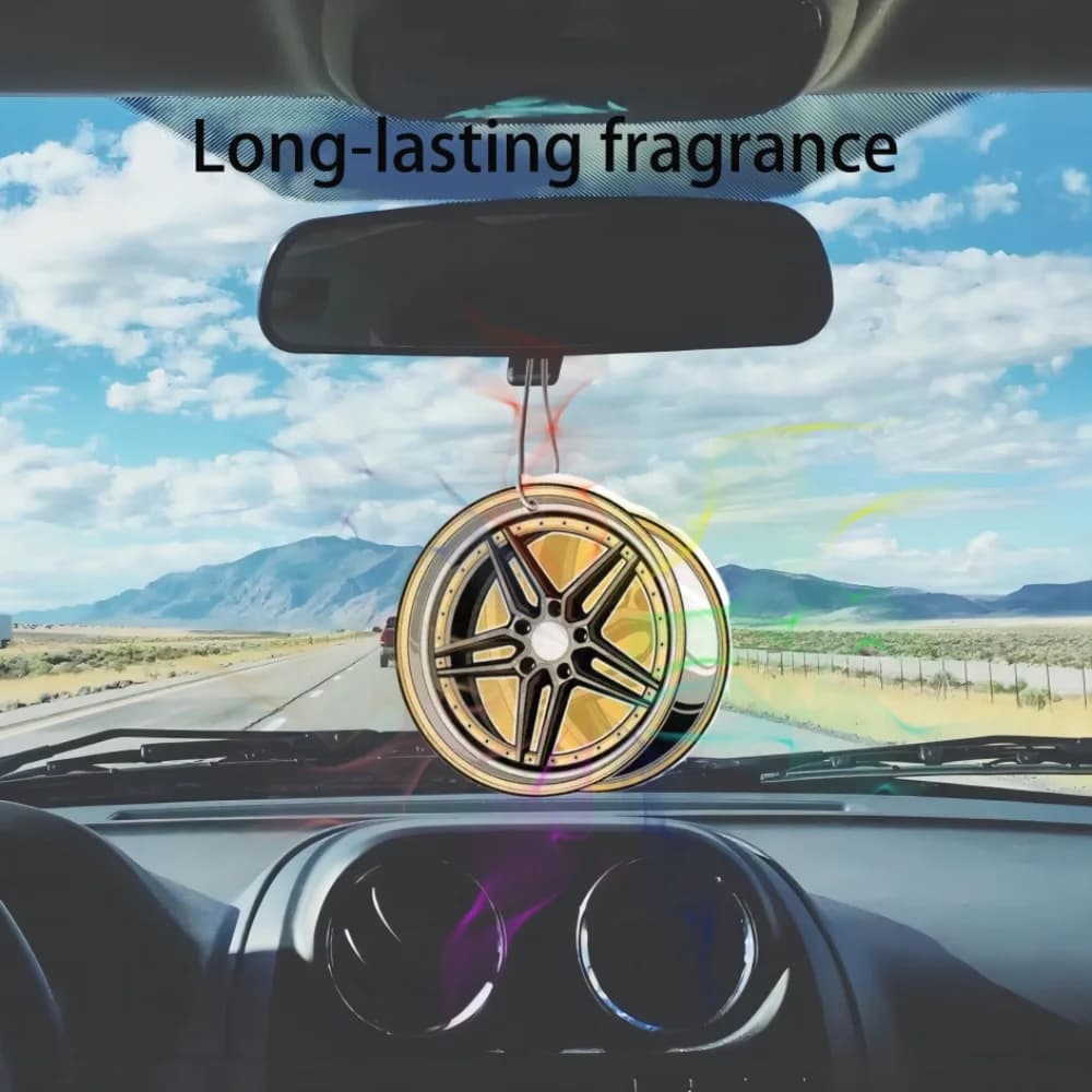 Deodorant for wheel-shaped Japanese car, hanging deodorant, fragrance scent