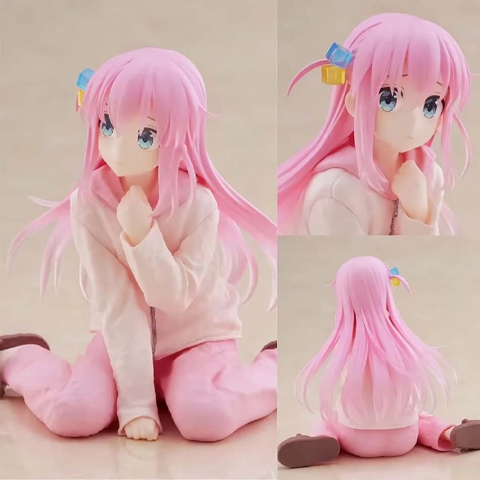 Anime Bocchi da 10 cm Il Roccia! Versione animata Coreful Doll Gotoh Hitori Loungewear Modello Giocattolo Regalo Action Figure Bambola in PVC