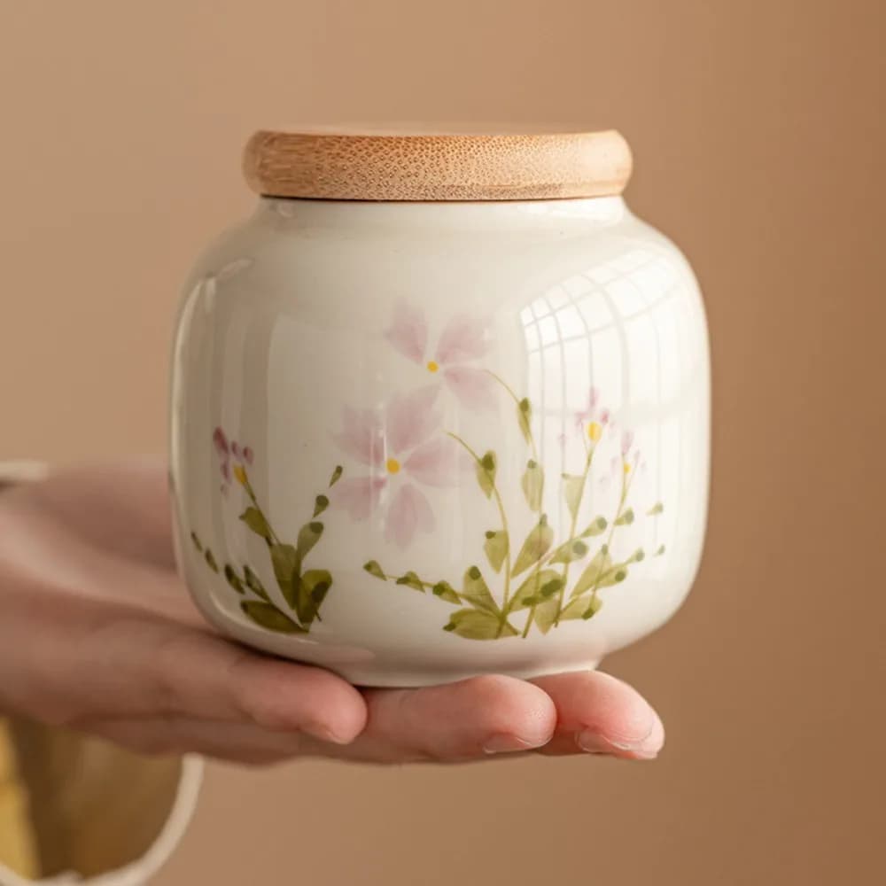 Ceramics Urn Ashes Dog Moisture-proof and Sealed Pet Cremation Urn Teeth and Hair Collection Pets Memorials and Funerary
