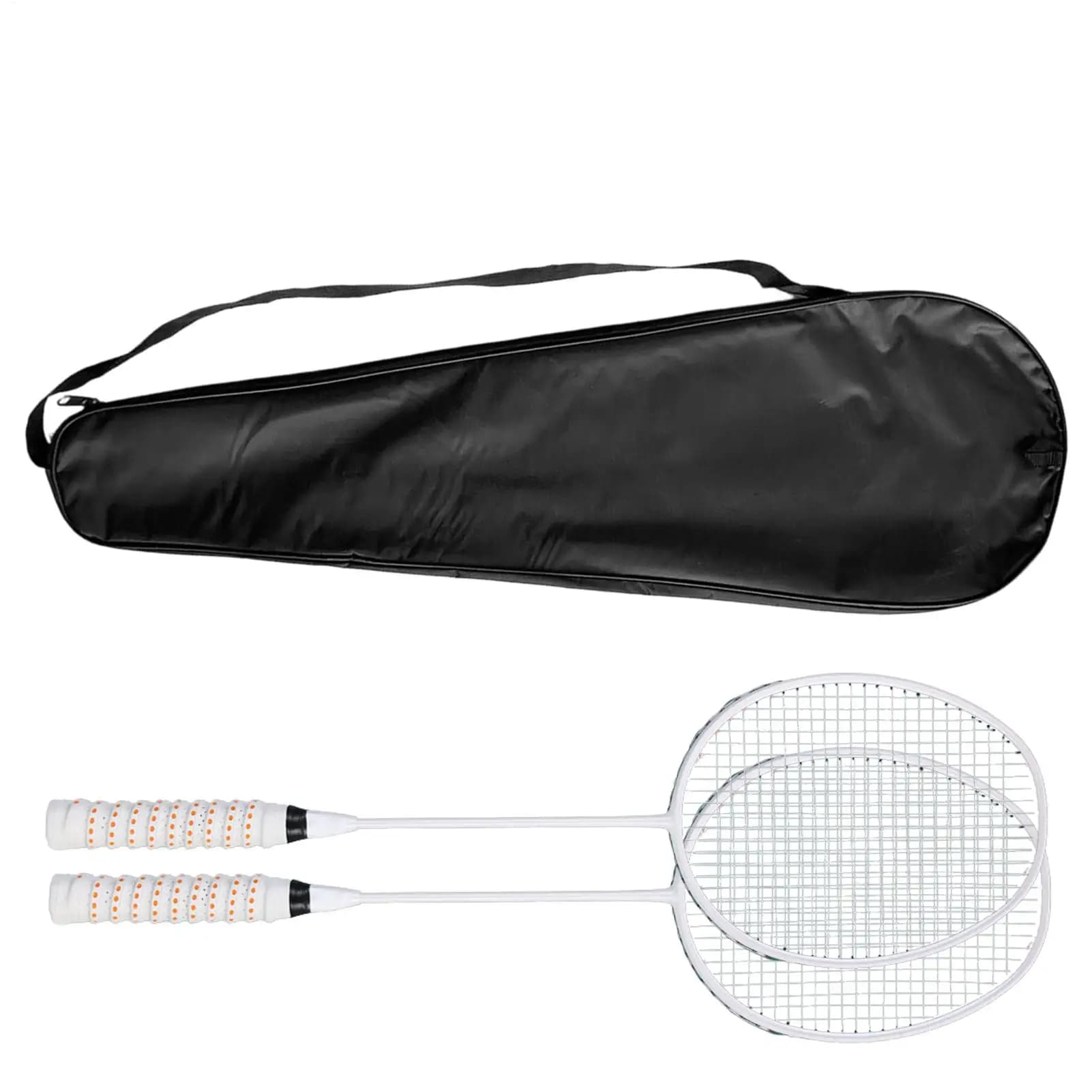 Borsa da badminton con tracolla, borsa sportiva leggera, custodia per racchetta da badminton per uomini, donne, atleti, giovani giocatori, attrezzatura per palline