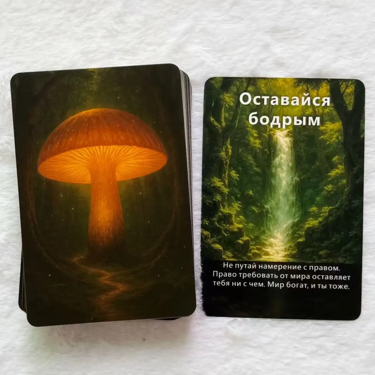 Mazzo Oracle Insight della Foresta Misteriosa Russa, 48 Carte Oracle per Meditazione, Giochi di Carte, Regalo di Gioco, Carta dei Tarocchi, 12x8 cm