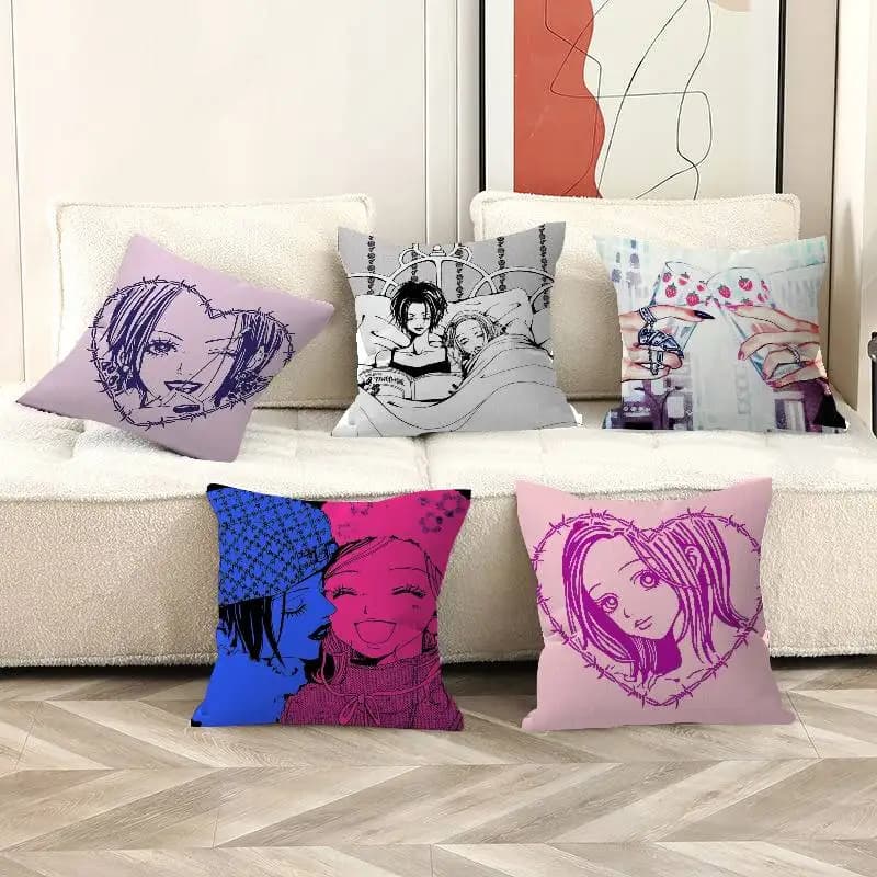 Anime Nana Osaki Pillow Anime Pillow Sofa Bed Head Pillow Cover Cushion Cover 45x45 cm Fashion
