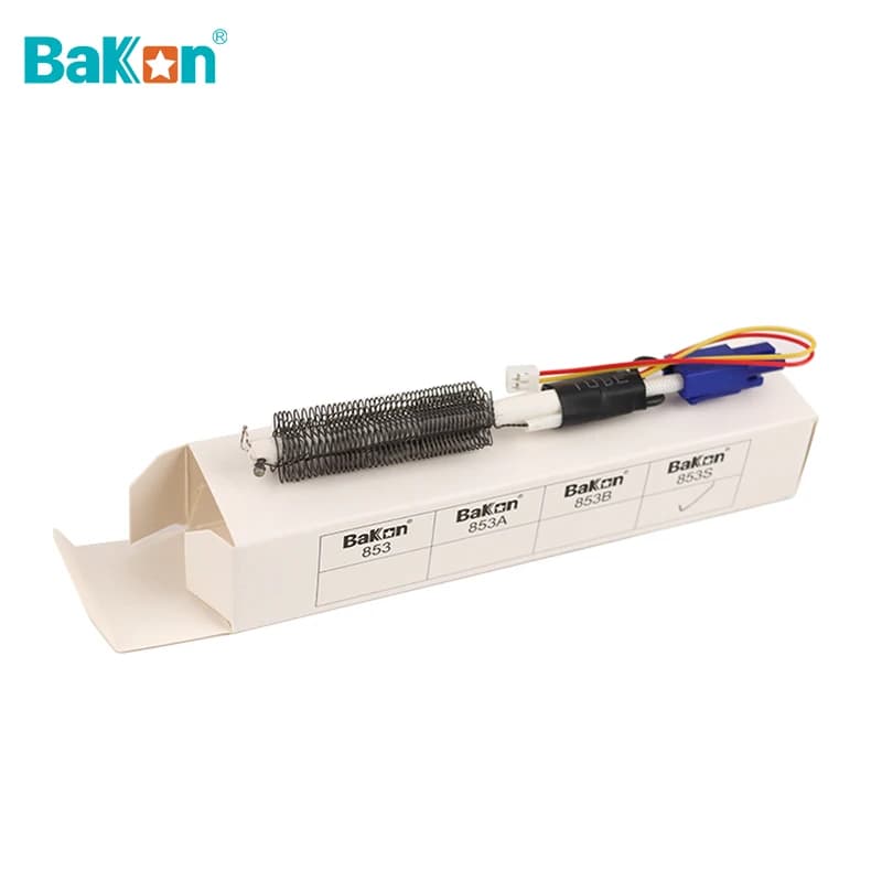 Elemento riscaldante Bakon BK853s per stazione di saldatura di rilavorazione BK880 BK881 Maniglia per pistola ad aria calda Nucleo riscaldante 110 V 220 V
