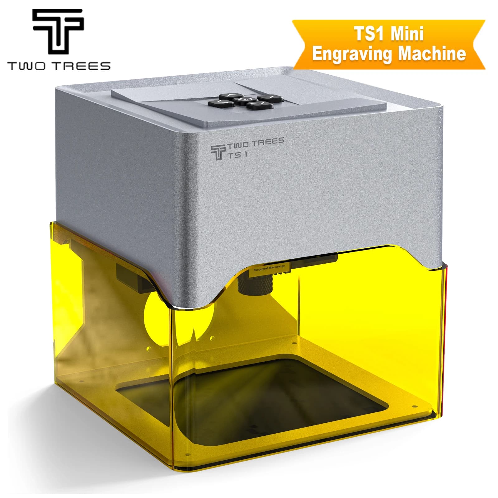 Two Trees TS1 Mini Laser Engraving Machine 80x80mm desktop laser engraving machine with cloud storage