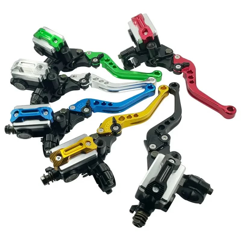 Accessori modificati CNC per moto Leva freno Moto Pompa frizione idraulica Manubrio Set leva freno per moto