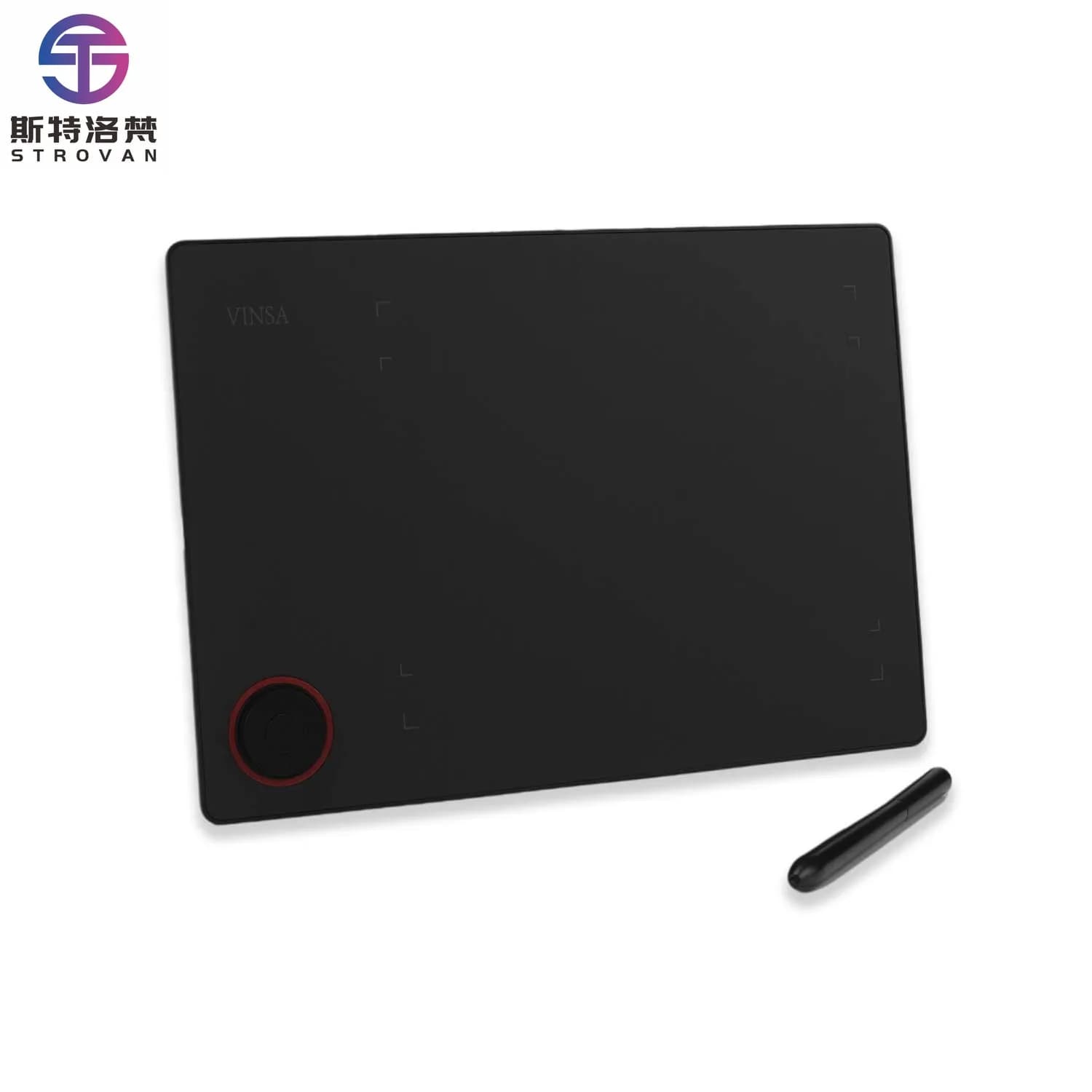 T608 Tavoletta Grafica Digitale di Precisione da 9,4 Pollici con Controller a Quadrante Senza Batteria per Animazione e Disegno