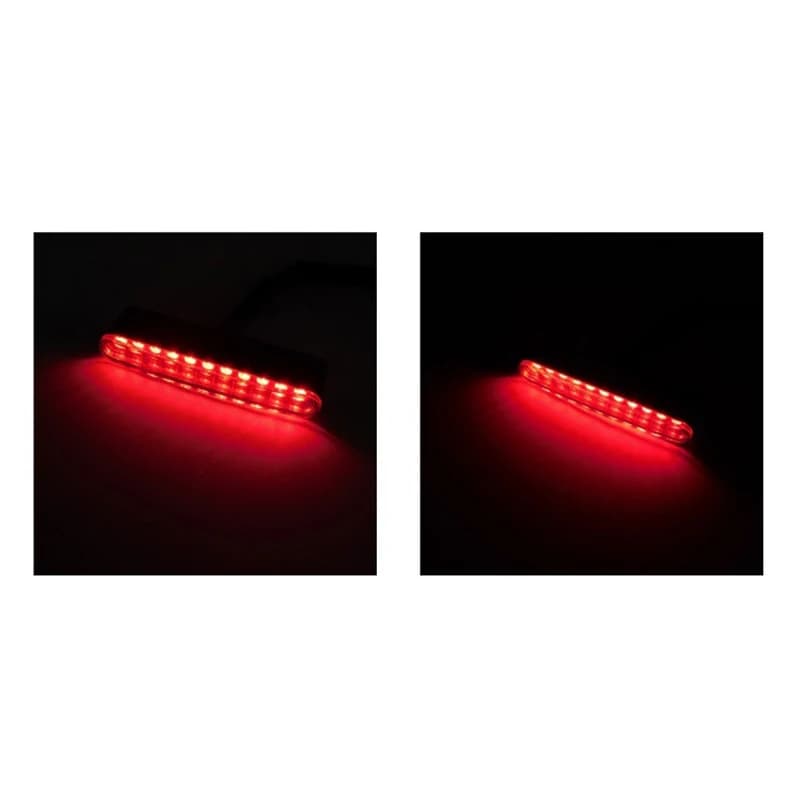 Rear light for electric motorcycle, mini 12V stop light with 11 LEDs, plate light for cross motion.