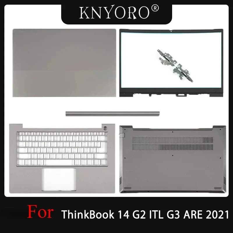 Nuovo Per ThinkBook 14 G2 ITL Thinkbook G3 ARE 2021 LCD Caso Posteriore Lunetta Palmrest Parte Superiore Del Corpo Alloggiamento Borsette Inferiore Copertura Superiore Cerniere