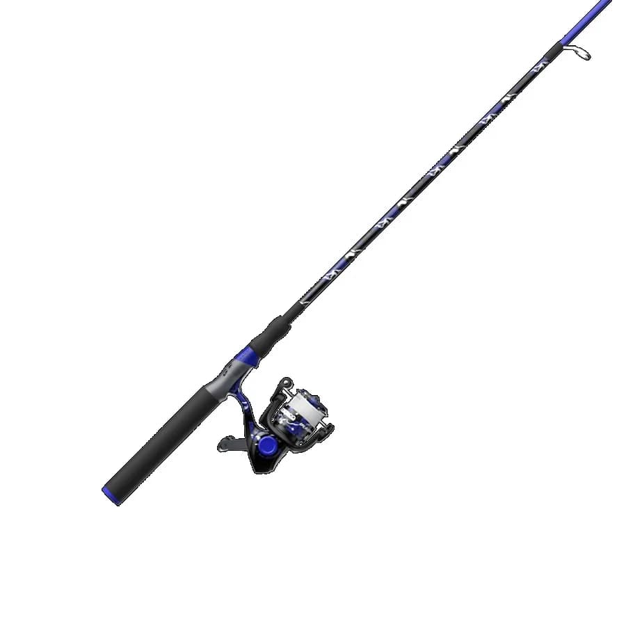 Canna da pesca in fibra di vetro da 6 piedi in 2 pezzi e mulinello da spinning Splash Combo per la pesca in acqua dolce e salata, potenza medio-leggera