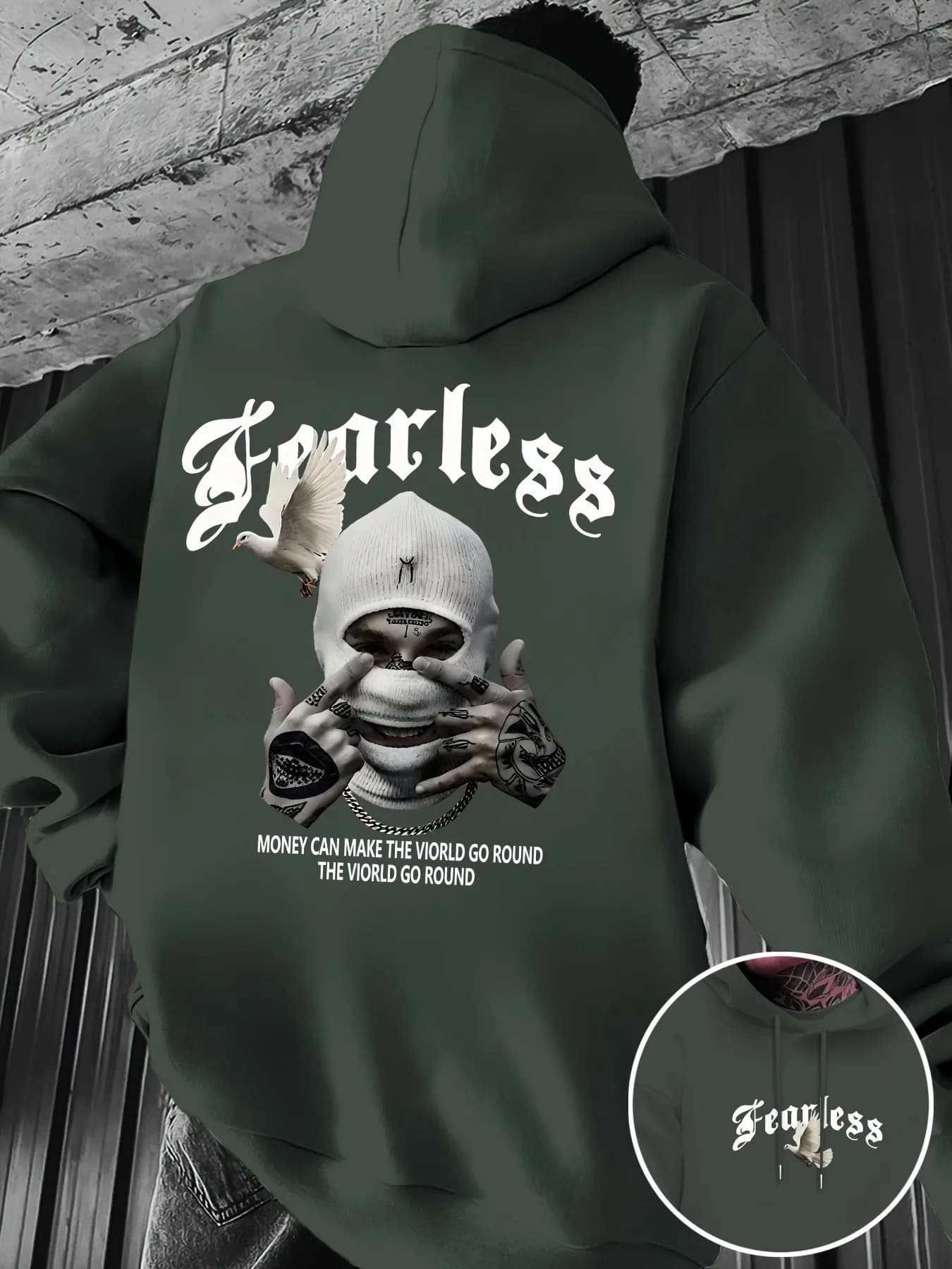 2026 Spring/Summer Best-selling Simple Casual Fashion-Style Comfortable Soft 3D Pattern Printed Men's Hooded Sweatshirt