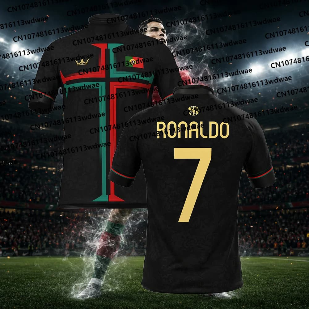 2026 New Portuguesa Football Jersey Quick-Drying Ronaldo 7 Jersey Outdoor football training suit Special Edition Kid T-shirt
